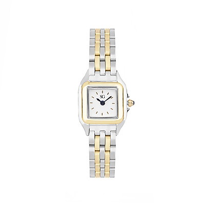 Relógio Saint Germain Boxy: Elegância Bicolor