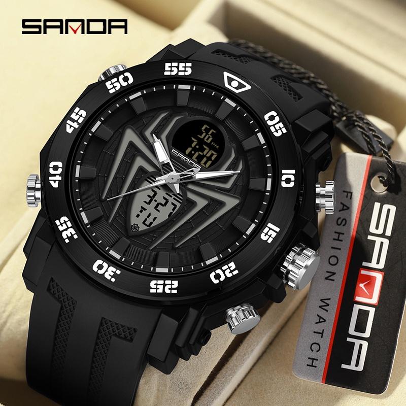 Relógio Sanda SD6111-2: Design de Aranha com Movimento Japonês