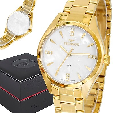 Relógio Technos Dourado Feminino: Elegância à Prova D'água