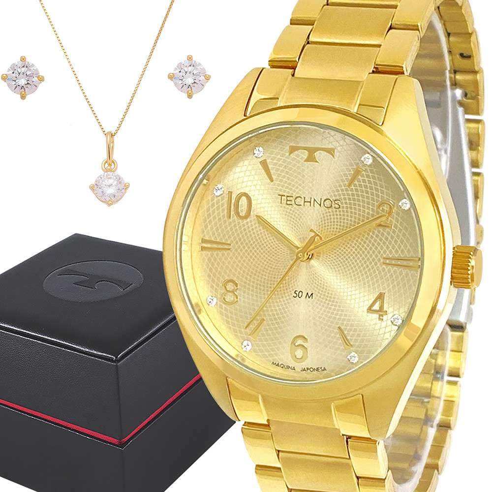 Relógio Technos Dourado: Luxo e Elegância
