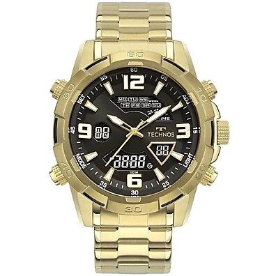 Relógio Technos Masculino Dourado: Estilo e Funções Premium