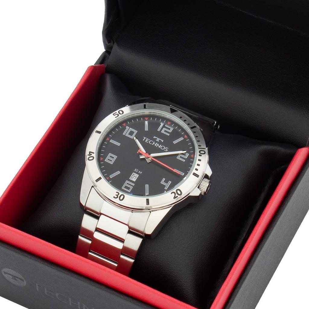 relogio-technos-prata-elegancia-militar