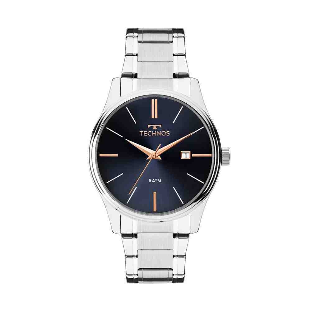 Relógio Technos Steel 2115MPM/1K: Elegância Prata com Estilo Moderno
