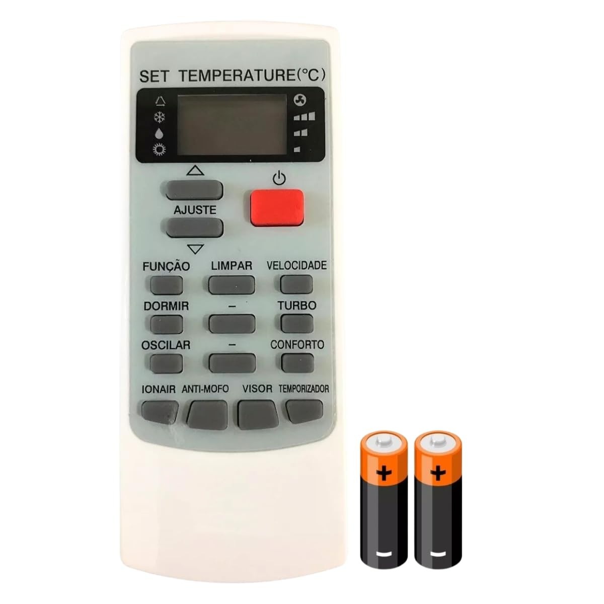 Controle Remoto Universal para Ar Condicionado Elgin Ecoplus – YKR-H002E