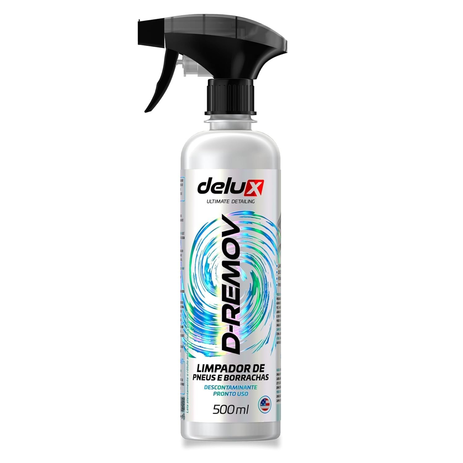 Luxcar Delux D-Remov: Limpador Profissional para Pneus e Borrachas - 500ml