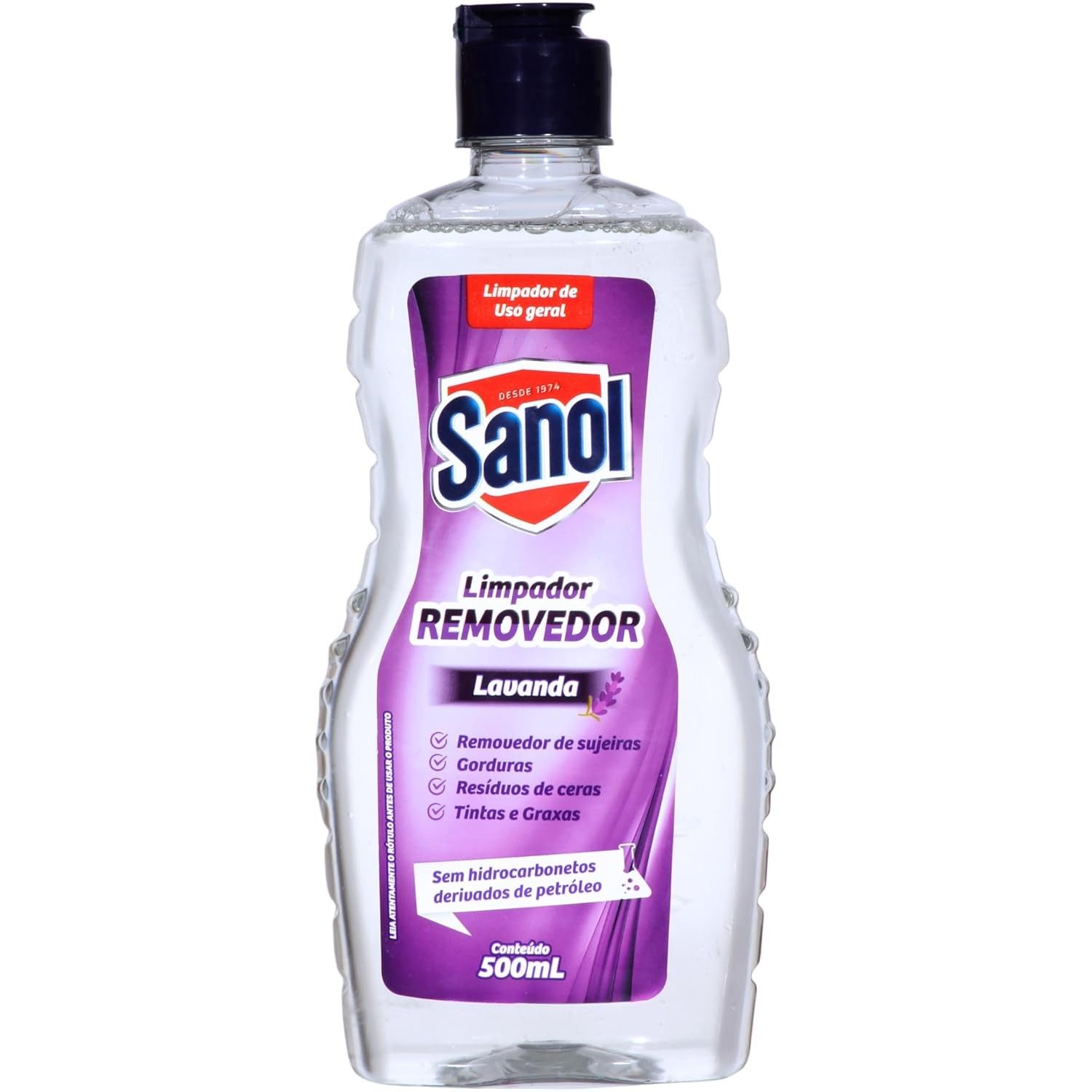 Sanol Removedor Limpador Lavanda 500ml - Sem Hidrocarbonetos e Petroquímicos