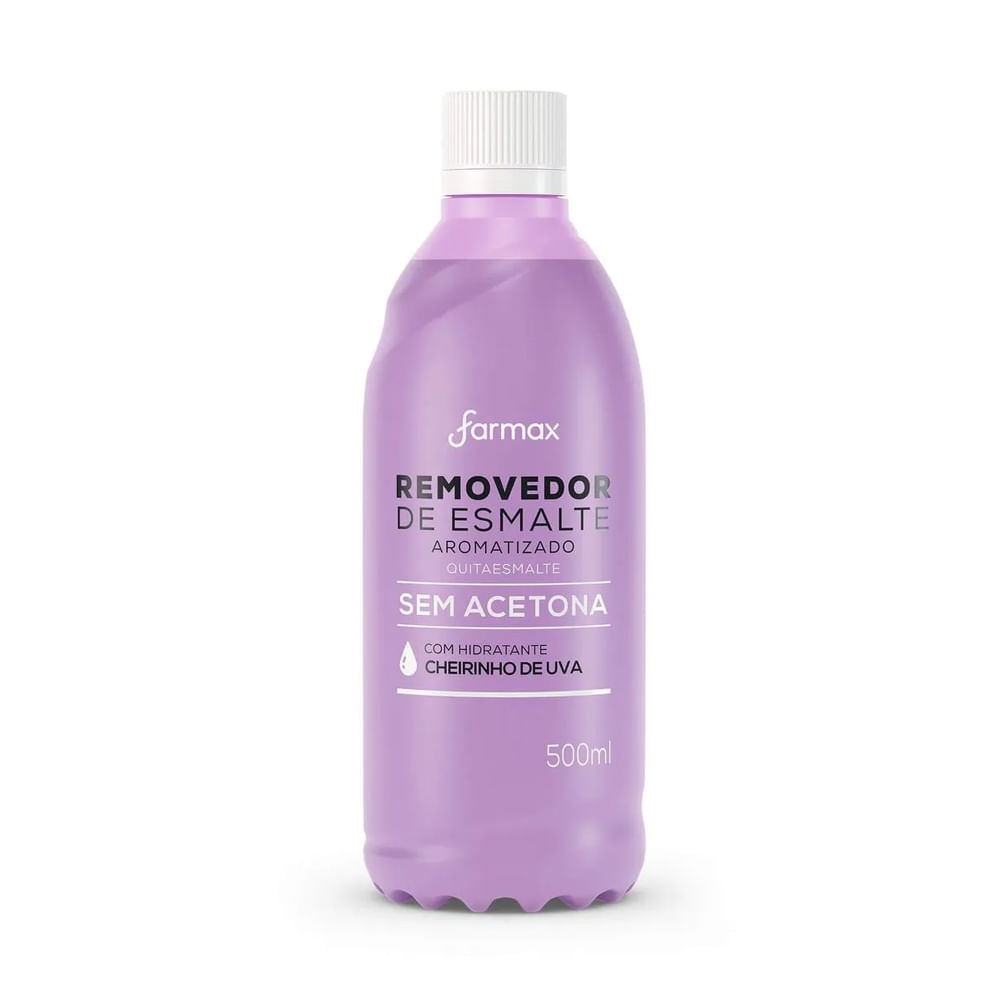Removedor de Esmalte Farmax Uva: Hidratação e Cuidado