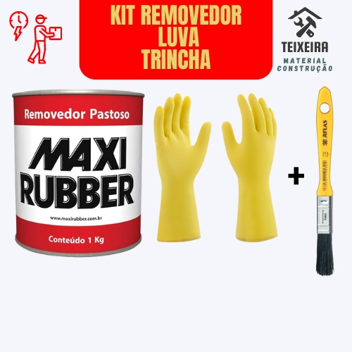 Removedor de Tinta Maxi Rubber: Solução Pastosa para Remover Pinturas com Fácil Aplicação