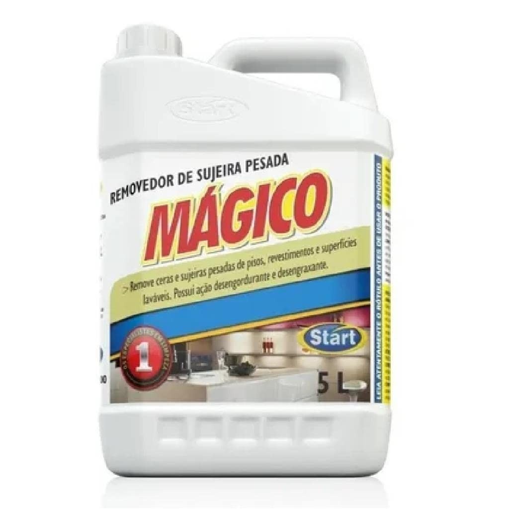 Desengraxante Desengordurante Mágico Start 5L - Removedor de Sujeira Pesada e Cera