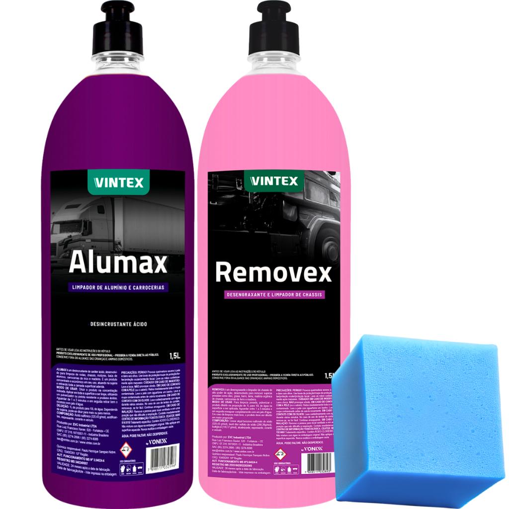 Removex + Alumax: Kit Limpeza Pesada para Veículos