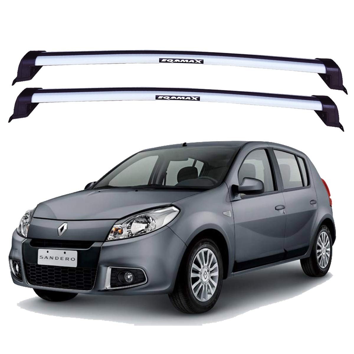 Rack Eqmax New Wave para Renault Sandero 4P (2008-2012) - Cinza