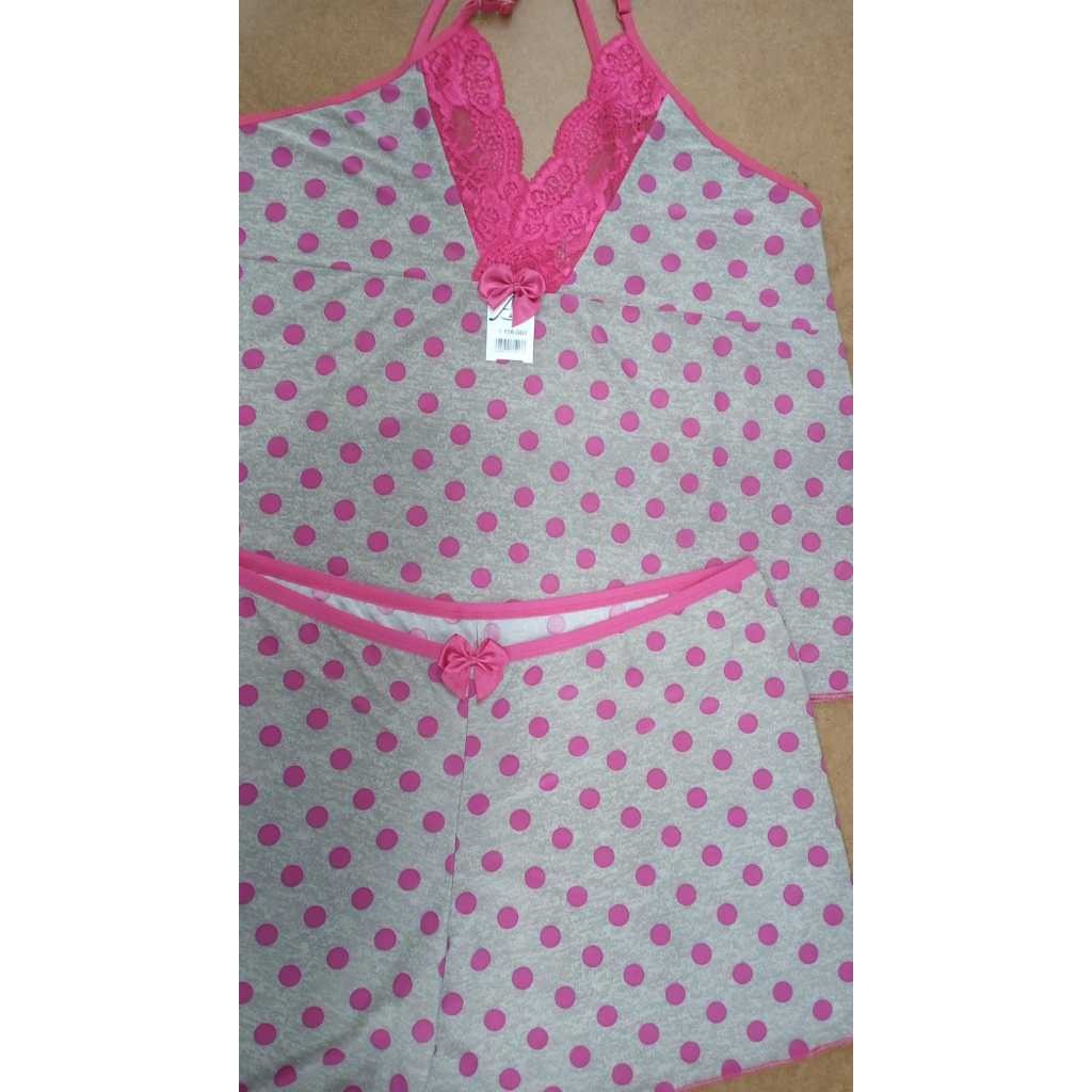 Short Doll Plus Size Estampado com Renda