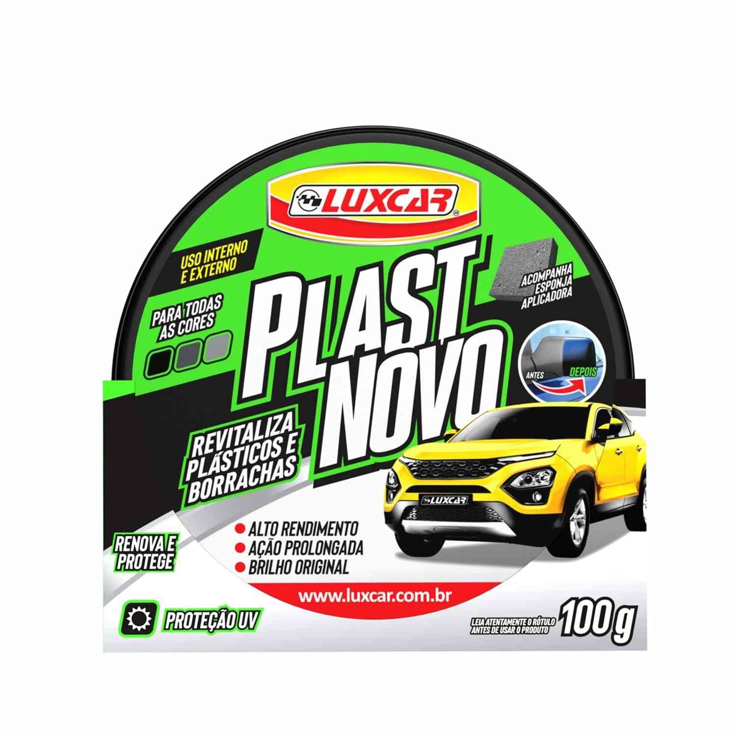 Luxcar Renovador de Plásticos e Borrachas: Revitalize seu Carro!