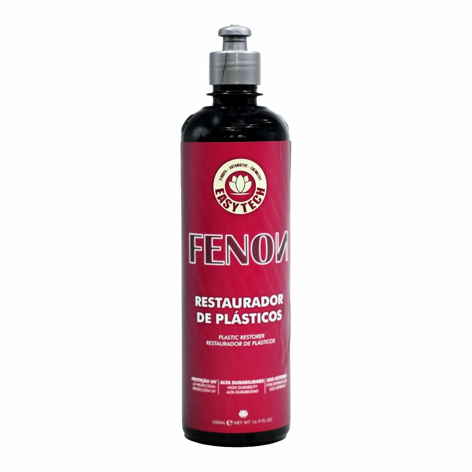 Líquido Restaurador de Plásticos Externos Fenon 500ml: Renove o Visual do Seu Carro!