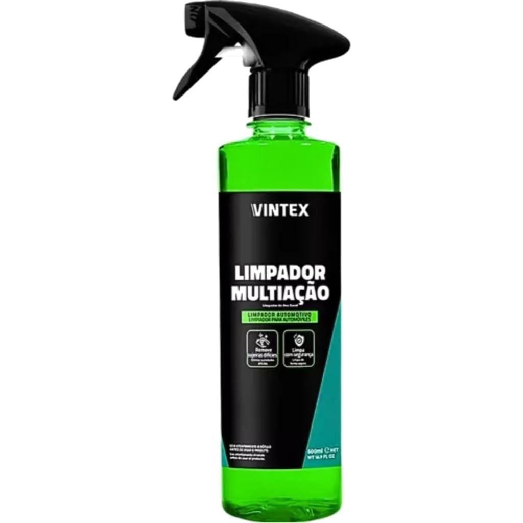 Limpador Multiação Vintex 500ml: Renove o Interior do Seu Carro com Facilidade!