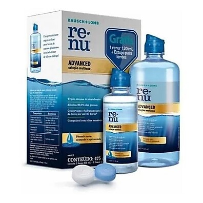 Renu Advanced 475ml: Solução Completa para Lentes