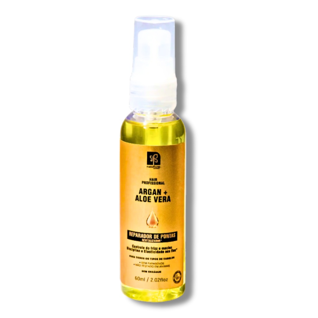 Reparador de Pontas Natuflores: Argan & Aloe Vera