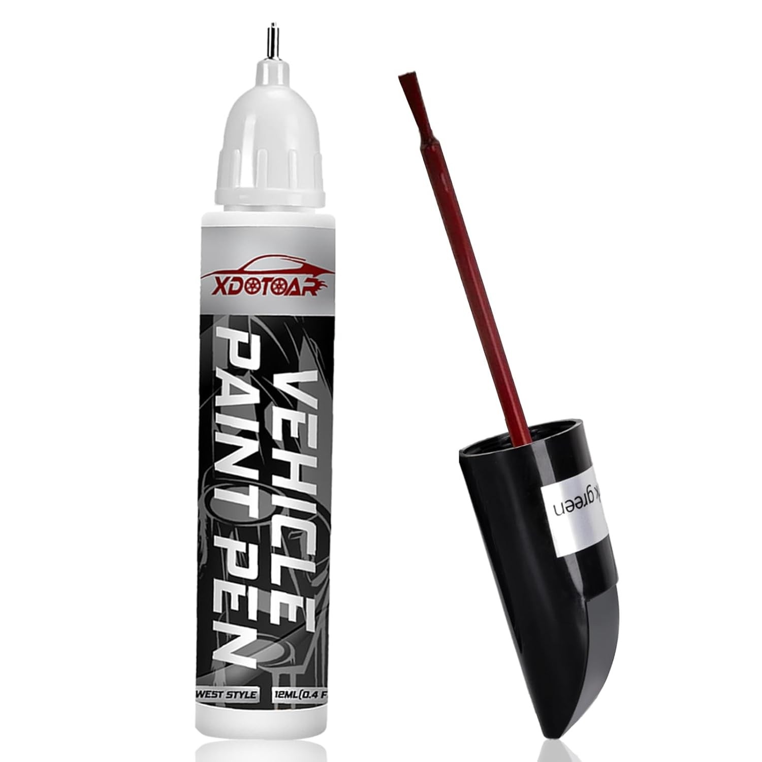 Tinta de Retoque Automotiva Vermelho Perolado - Reparo Profissional de Arranhões