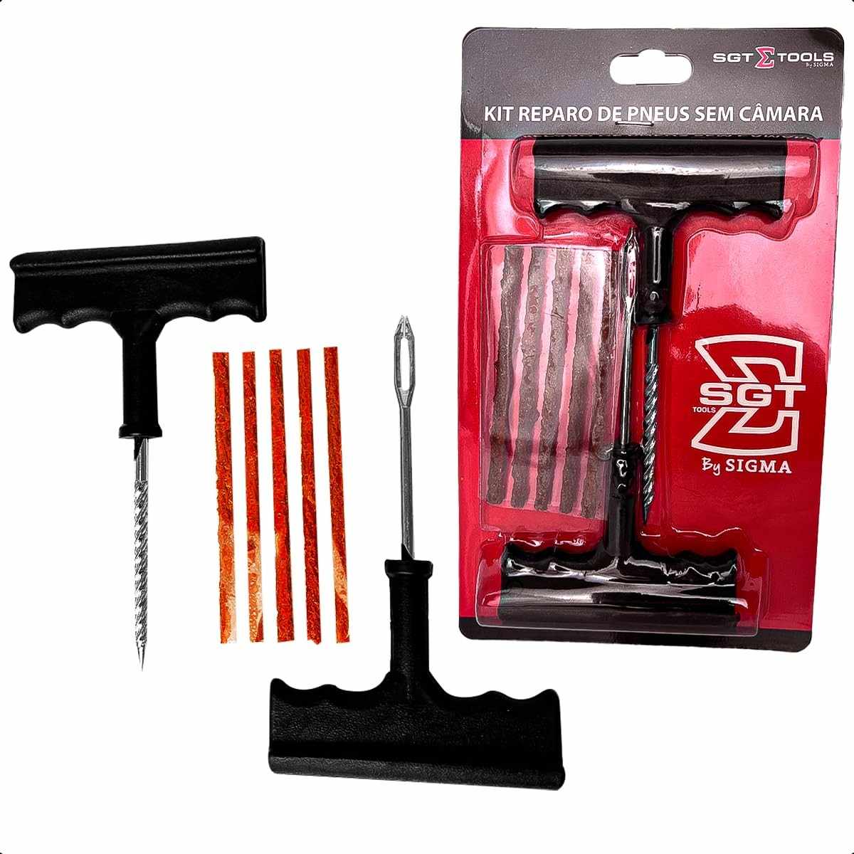 Kit Reparo Pneu Sem Câmara Sigma Tools: Solução Rápida e Emergencial para Sua Viagem