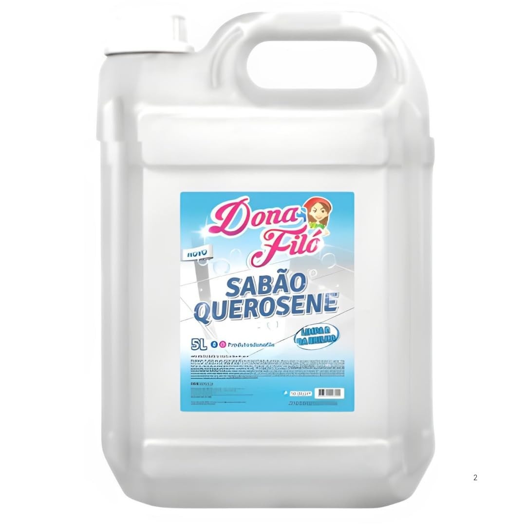 Dona Filá Sabão com Querosene Concentrado 5L - Limpa, Dá Brilho e Repelente