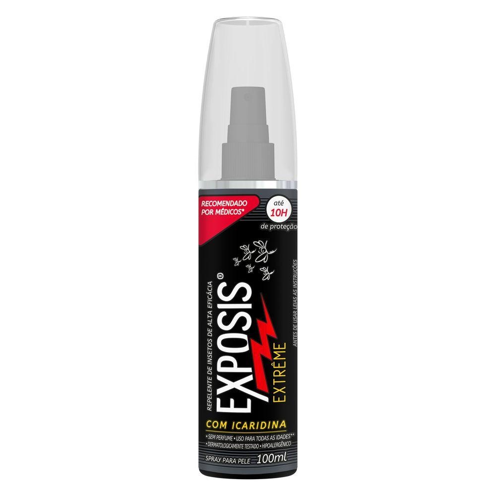 Repelente Exposis Extreme: Proteção 10h Sem Perfume