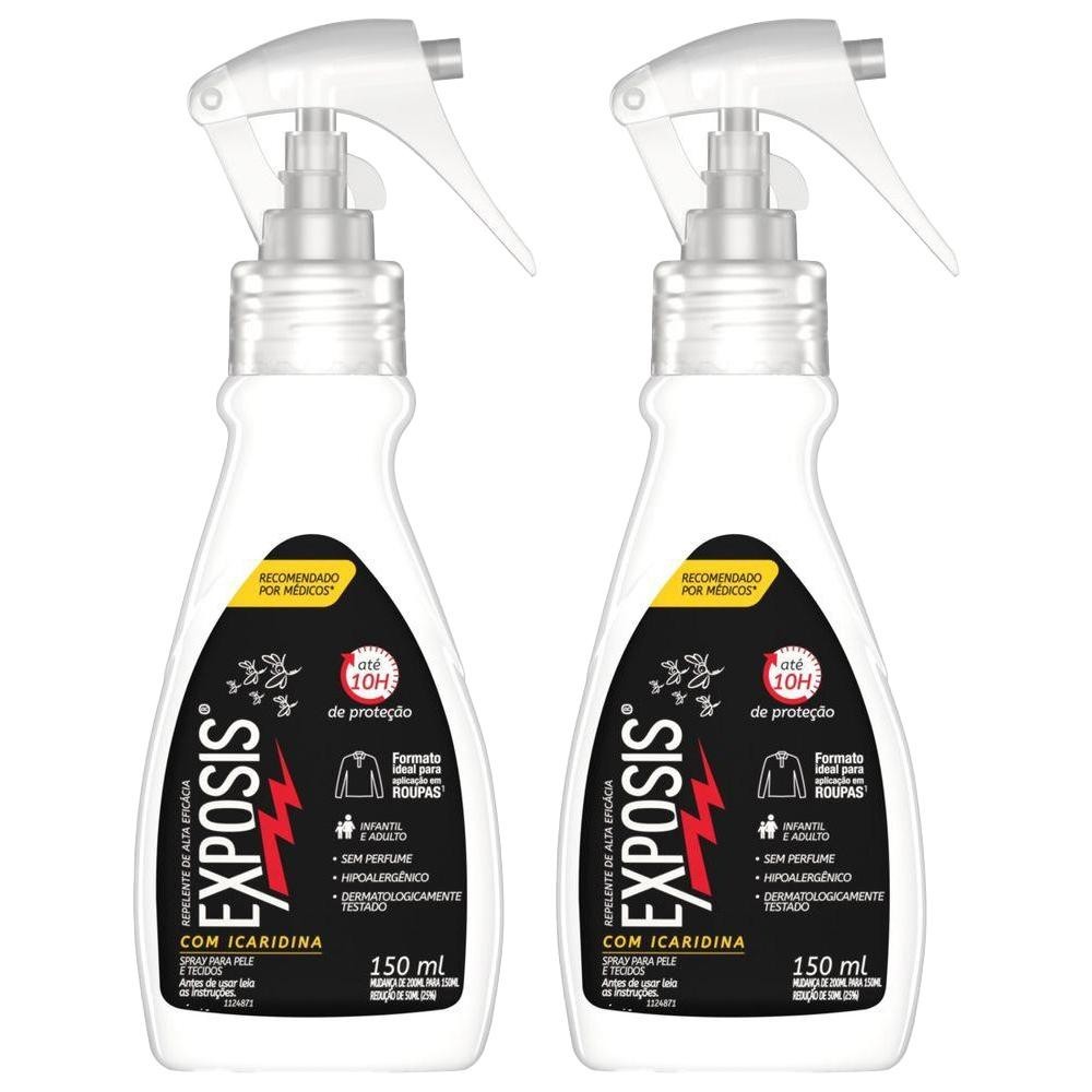 Repelente Exposis: Kit com 2 Sprays 150ml
