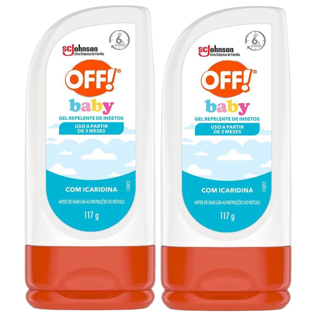 Repelente Gel Baby Off! Kit 2x117g: Proteção Segura