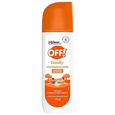 Repelente Spray Off! Family 170ml: Proteção Completa Contra Mosquitos