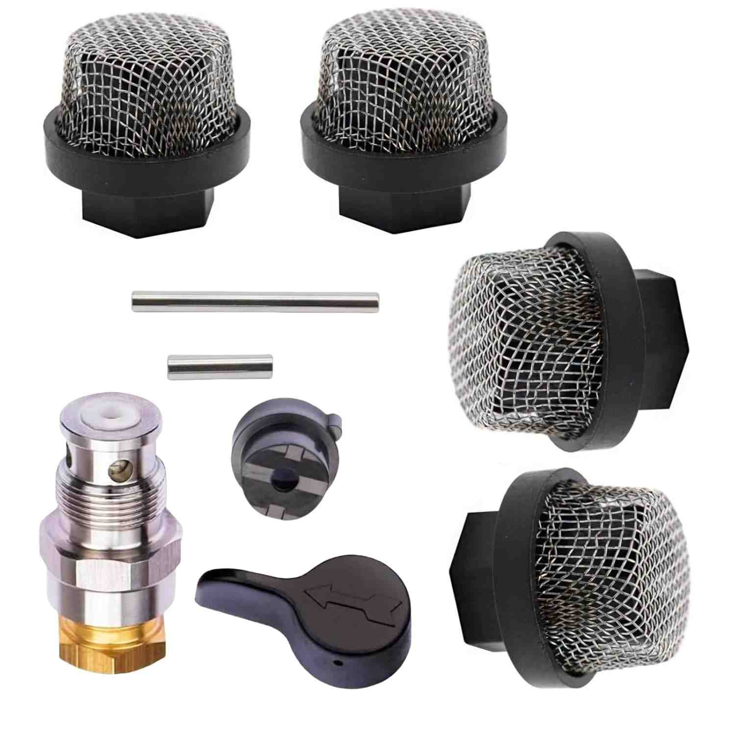 Kit de Reposição para Pulverizadores Graco - 395, 490, 495, 595, 3400, 390 | Válvula Prime 235014 + Filtro UNF 246385