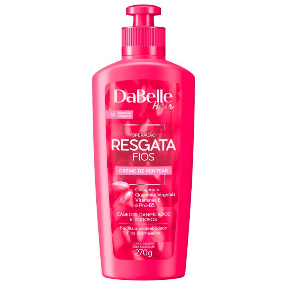 Resgata Fios Dabelle: Creme de Pentear Hidratante