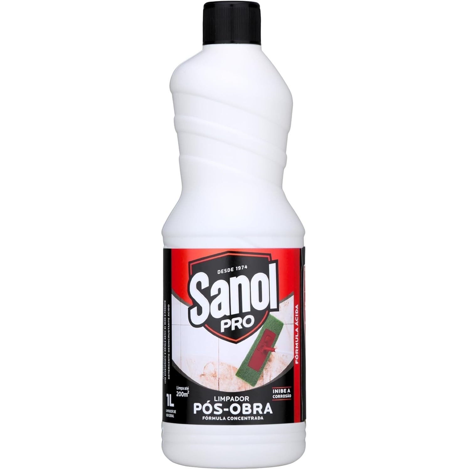 Limpador Pós-Obra Sanol Pró 1L - Removedor Profissional de Resíduos de Construção