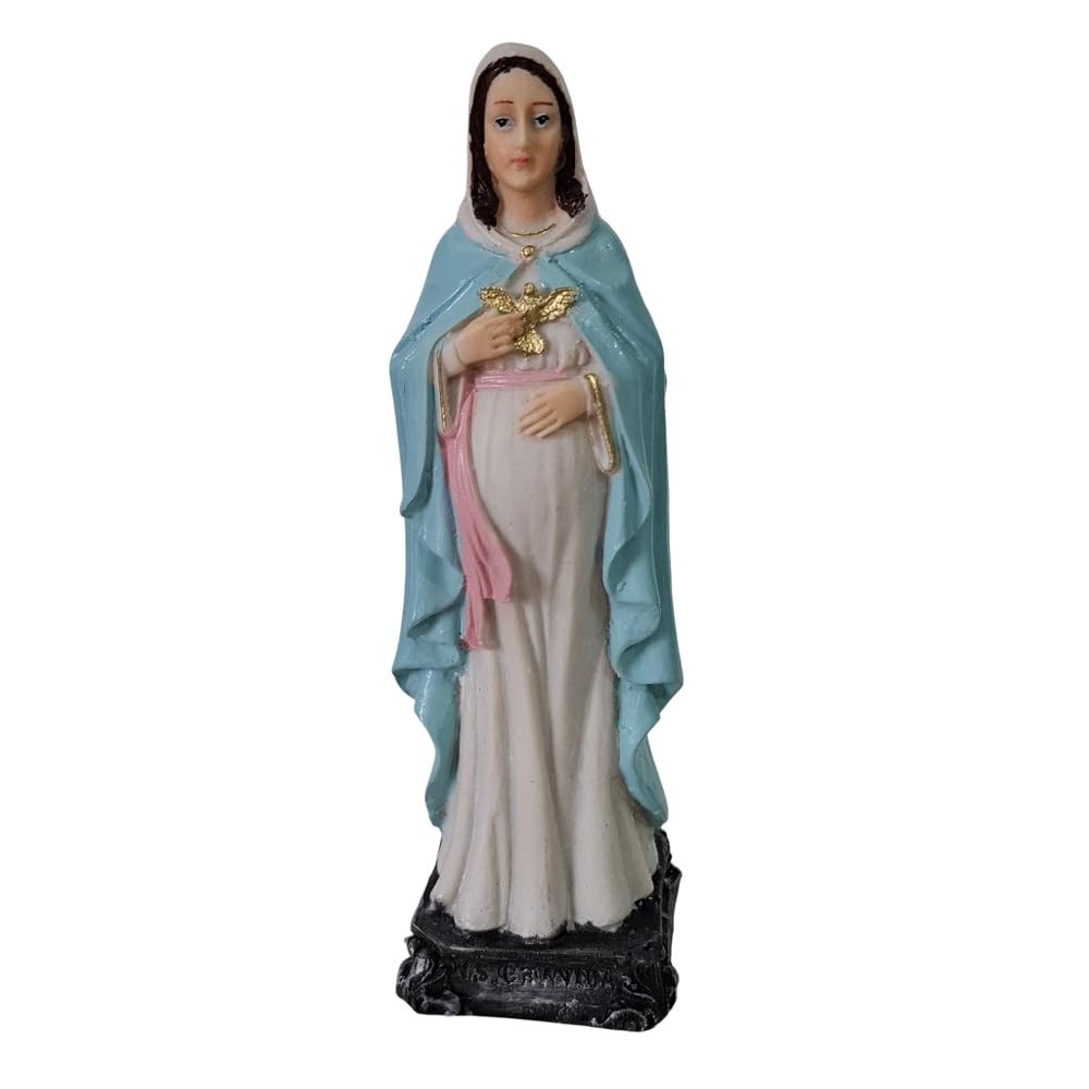 Imagem de Nossa Senhora do Ó em Resina - 15 cm | Nossa Senhora Grávida