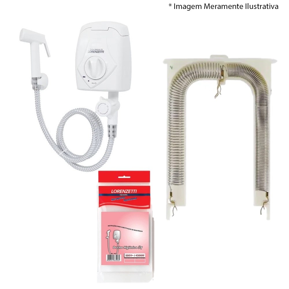 Resistência Lorenzetti 4000W: Ducha Quente Já!