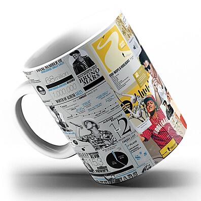 Caneca Bruno Mars Personalizada – Exclusiva e Resistente