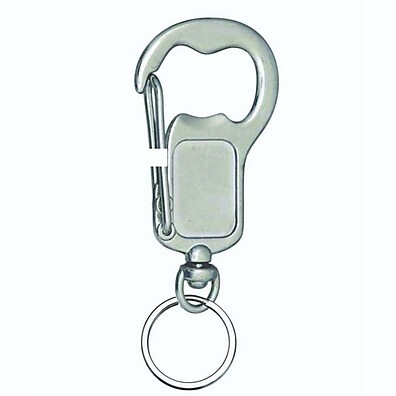 Kit 2 Chaveiros Mosquetão Abridor – Prático e Resistente