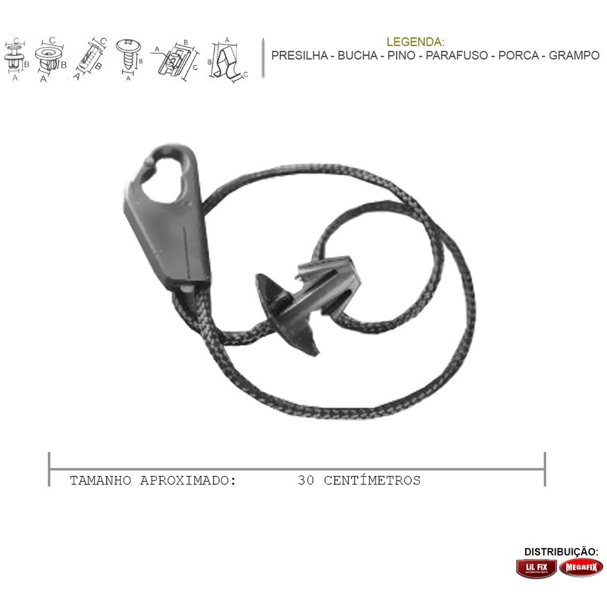 Bagagito Fiat Punto: Corda Porta Mala Resistente