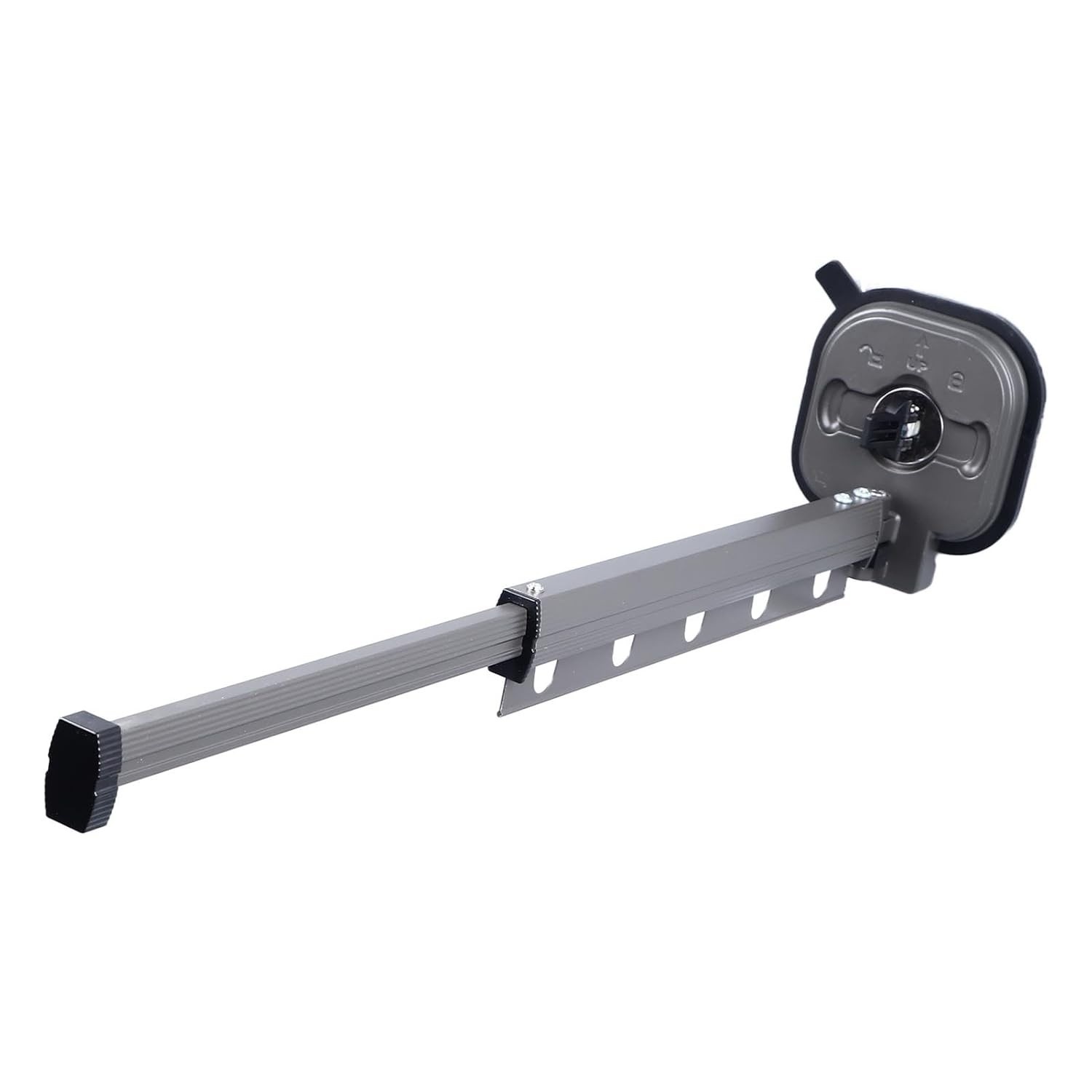 Rack de Lavanderia Retrátil com Ventosas - Alumínio Resistente para Secagem de Roupas