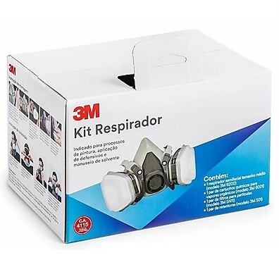 Respirador 3M 6200: Proteção Total para Pintura e Mais!