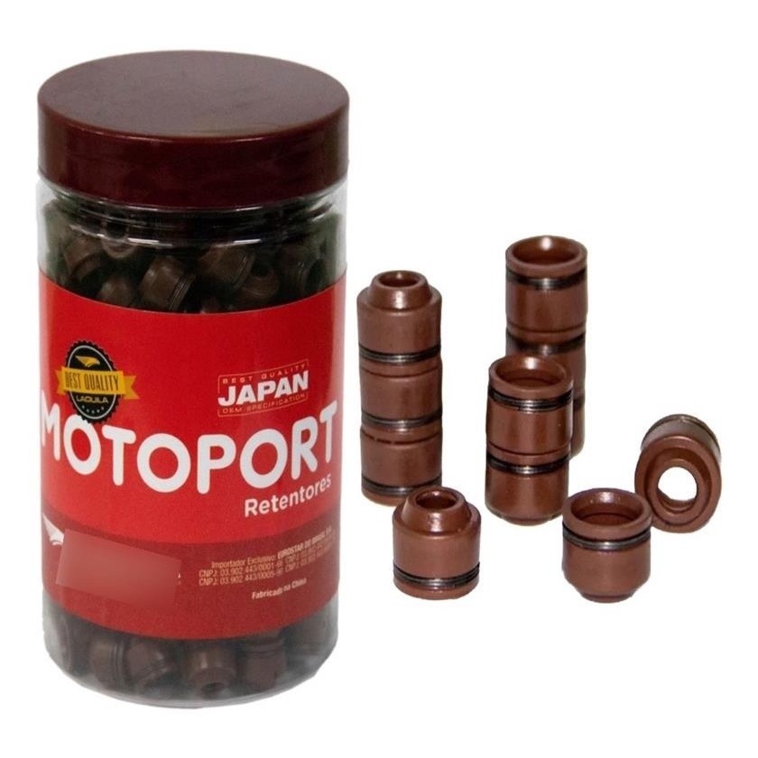 Retentores de Válvula CG 150: Kit 250pçs Motoport