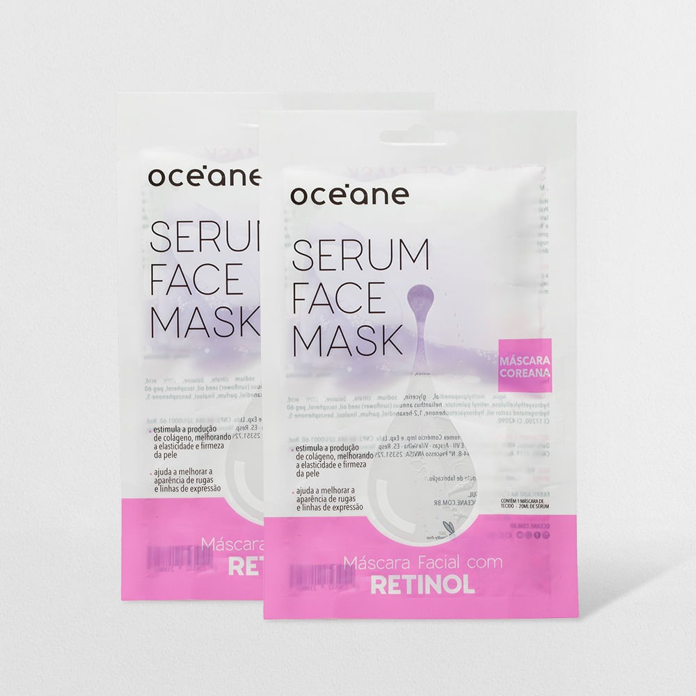 Retinol Facial: Kit Máscara + Serum 20ml