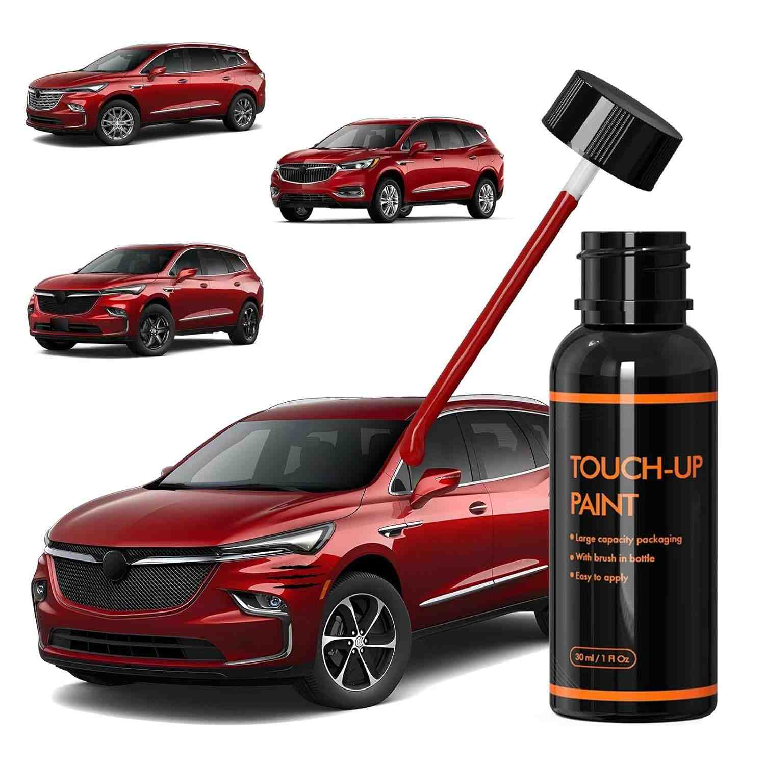 Tinta de Retoque Automotiva Buick Radiant Red - Reparo Perfeito para Arranhões e Lascas