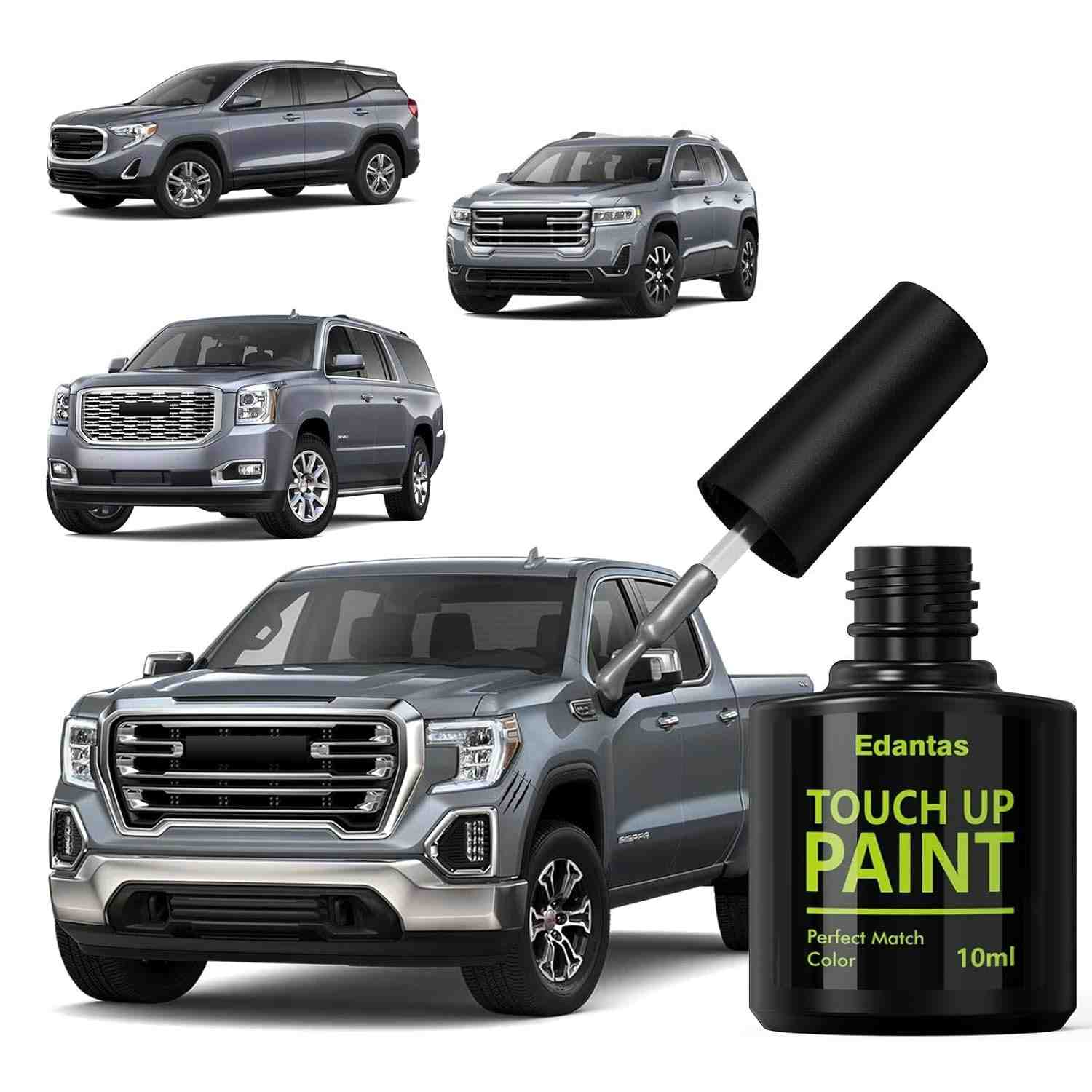 Tinta de Retoque GMC Aço Acetinado G9K Metálico - Reparo Profissional para Carros