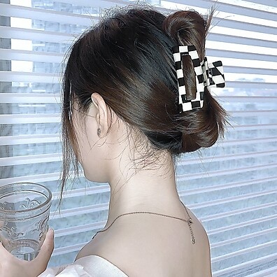 Clip de Cabelo Tubarão Vintage Feminino - Acessório de Moda Retrô