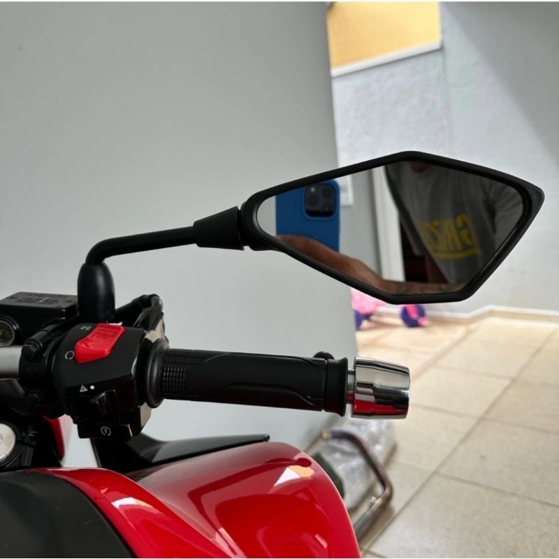 Retrovisor Kawasaki Z400 Mini Haste 90 Graus Honda Perfeito
