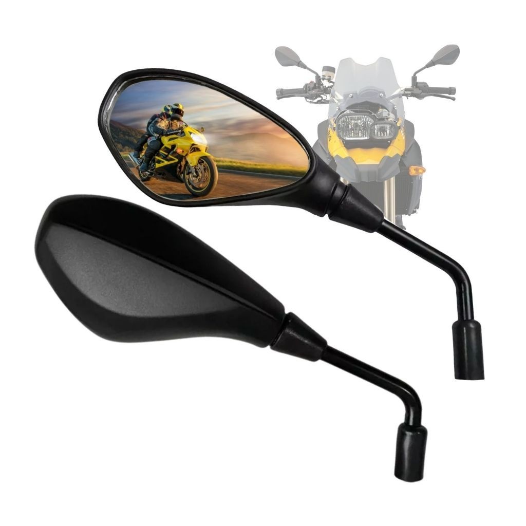 Retrovisor Moto Lente Plana: BMW F800 GS & Honda