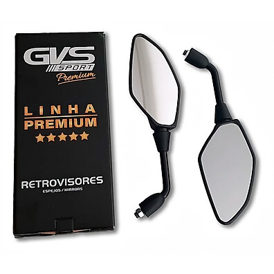 Retrovisores GVS Moto: Veja Mais, Pilote Seguro!