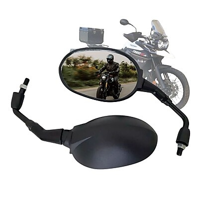 Retrovisores Triumph Tiger 800 para Motos Honda: Modelo Oval M10