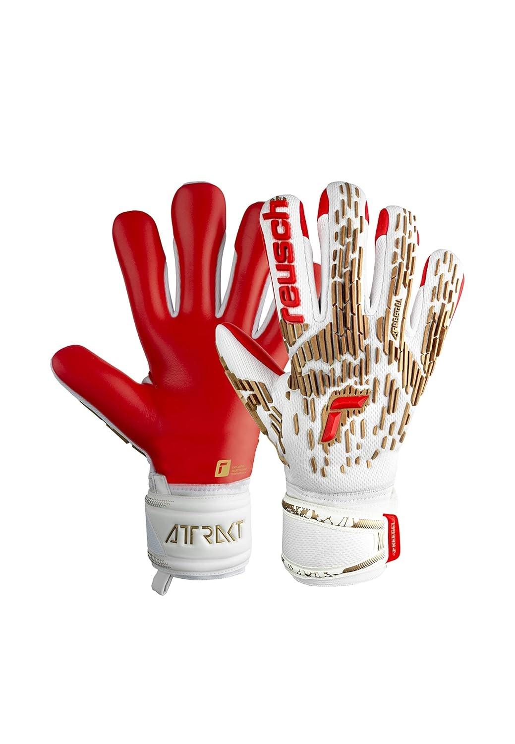 Luva Reusch Attrakt Freegel Silver 9: Domine o Jogo com Proteção e Precisão