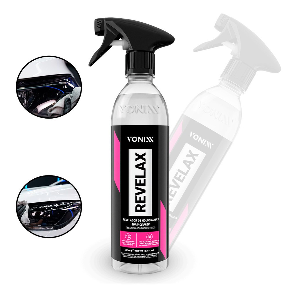 Revelax Vonixx: Limpeza e Revelação de Defeitos