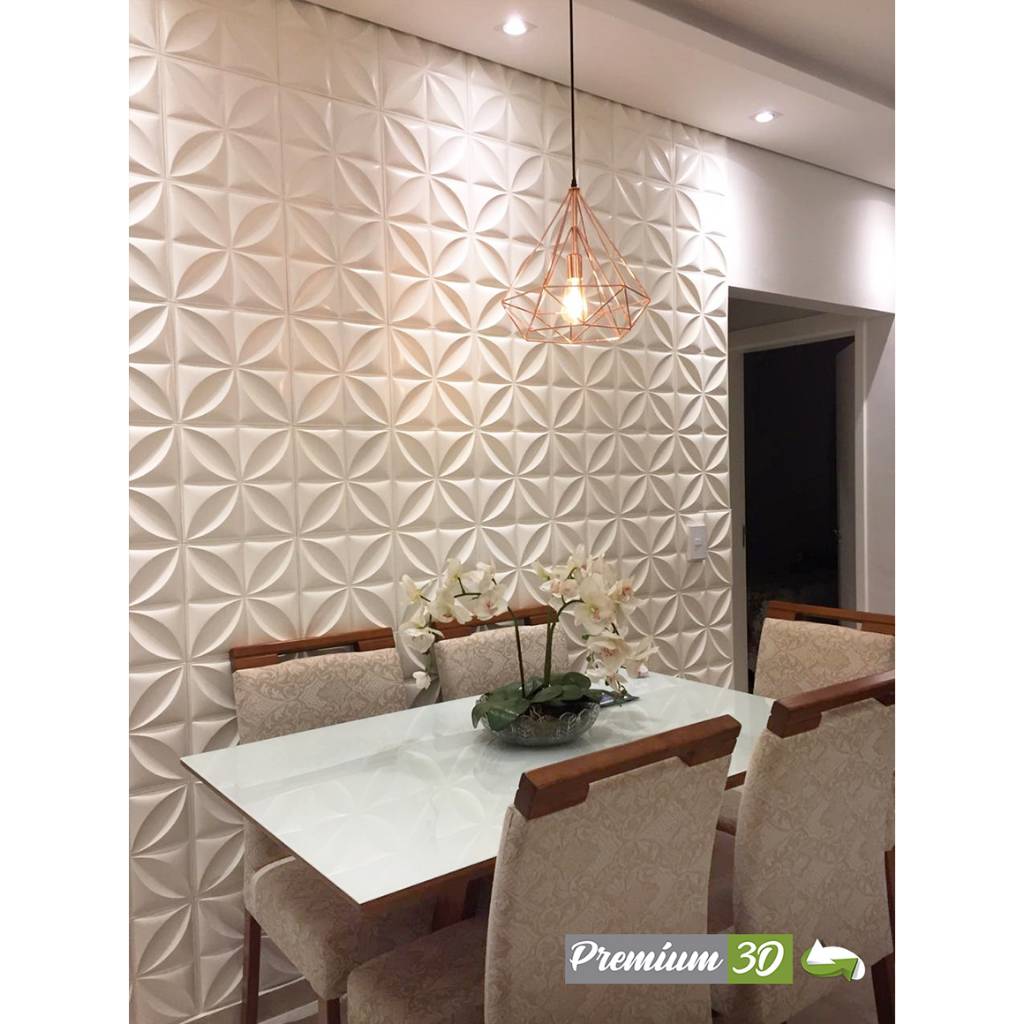 Revestimento 3D Floral: Transforme Seu Espaço!